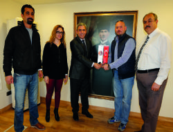 GALATASARAYLILARDAN BAŞKAN ÜLGÜRE ZİYARET