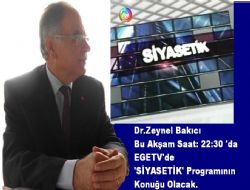 ZEYNEL BAKICI EGE TV'DE SELUK LE LGL PROJELERN ANLATACAK