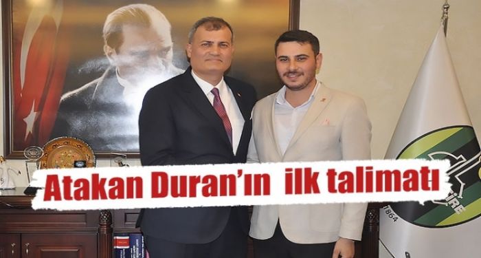 Atakan Durann ilk talimat