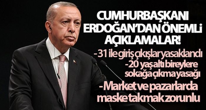 Cumhurbakan Erdoan'dan ok nemli aklamalar