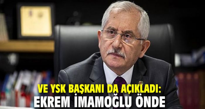 Ve YSK bakan da aklad: Ekrem mamolu nde